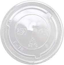 PET Flat Lids: 78MM cups