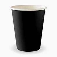 8 OZ Double Wall Aqueous Truly Eco Cups- Black