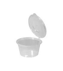 Sauce container W/Hinged Lid 100ml
