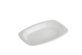 Oval Plastic White Plate: 160*230mm