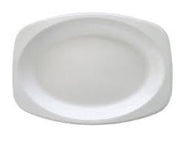 Oval Plastic White Plate: 210*300mm