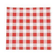 Red Gingham Paper