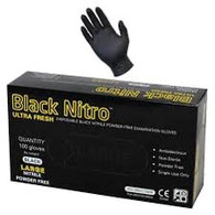 Nitrile Powder Free Gloves- Black