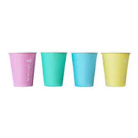 12 OZ Single Wall Aqueous Truly Eco Cups- Pastel