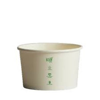 5 OZ Ice cream Truely Eco Cup- White
