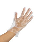 Clear Large Polymer Gloves